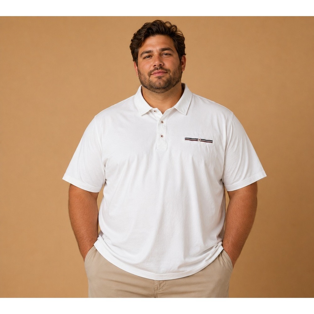 Butter Cloth Polo Shirt Mens 2XL Workwear Casual